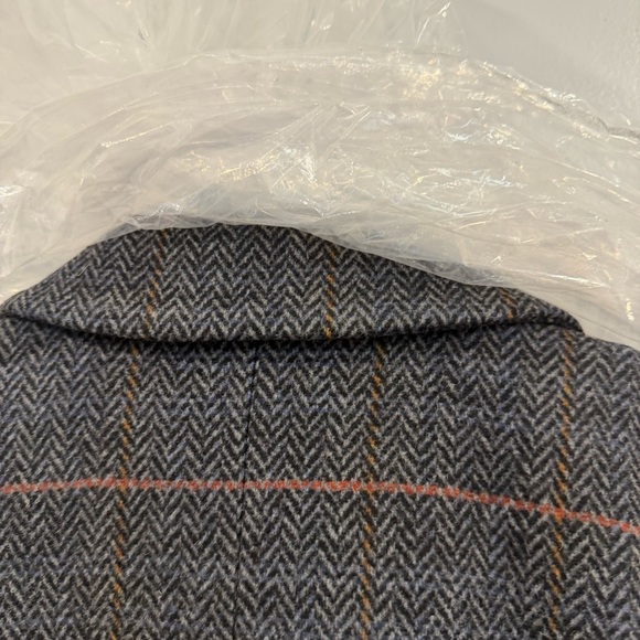 BCBGMAXAZRIA In Charcoal Multi Double Breasted Long Coat - Reemoly - Picture 9 of 12